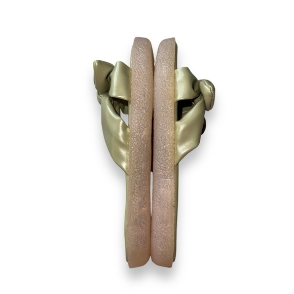 LEATHER CRISS CROSS KNOT SLIDE SANDALS · SIZE 9 · NWOT - Picture 5 of 6